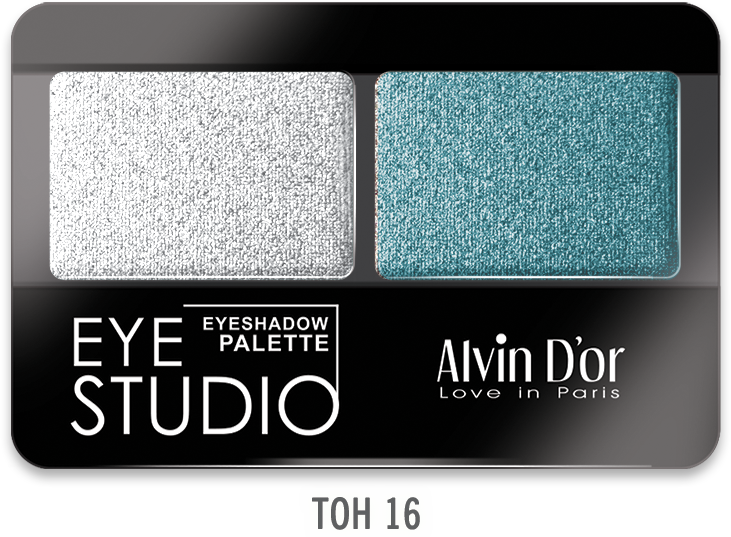 Alvin D`or AES-14 Тени для век  двойные EYE STUDIO  тон 16  5г