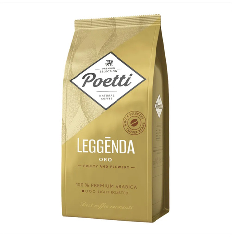 купить Кофе в зернах Poetti Legenda Oro, 250 г