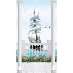 Панель ПВХ Novita Панорамы Морской бриз узор 2700х250мм