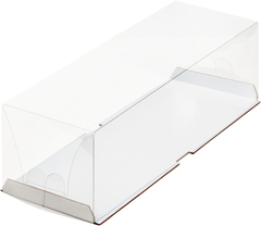 Коробка для рулета с пластиковым куполом 30*10*9