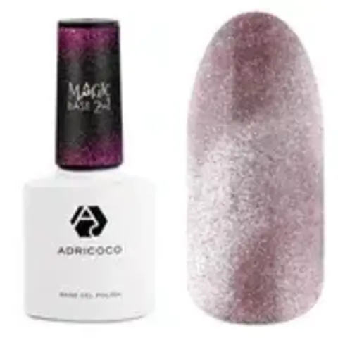 Светоотражающая цветная база ADRICOCO Magic Base 2 in 1 №04 - чарующий бежевый (8 мл)