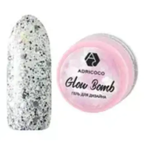 Гель для дизайна ногтей ADRICOCO Glow Bomb №07 