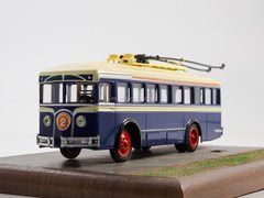 LK-1 first Soviet trolleybus blue-beige 1:43 Modimio Our Buses #24