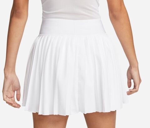 Теннисная юбка женская  Nike Court Dri-Fit Advantage Pleated Tennis Skirt - white/black
