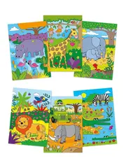 Многоразовая раскраска Сафари GALT