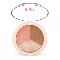 Golden Rose Пудра NUDE LOOK Baked Trio Face Powder