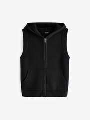 Жилет вязаный на молнии для мальчика Next K84-095, Черный
