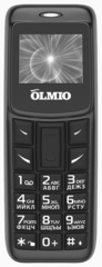Мобильный телефон OLMIO A02 черный