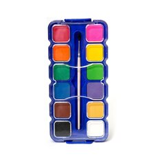 
          Акварель Yalong меловая, 12 цветов, с кистью, пластик. упаковка, "Animal"