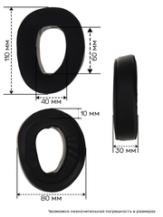Амбушюры для наушников Sennheiser GSP 300, GSP 301, GSP 302, GSP 303 (С эффектом охлаждения)