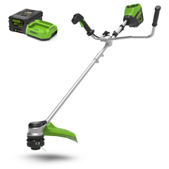 Триммер Greenworks GD60BCBK4 60V (40см) аккумуляторный, с АКБ 4 А/ч и ЗУ