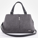 Сумка Саломея 198 македония серый + черный