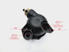 Крышка насоса (улитка) для BAXI Eco/Luna/Main... (арт. 5661200-3, 5655200-3, 5655620-3, 5659550-3, 722175500-3, 722275800-3)