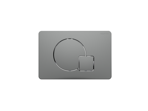 Aquatek KDI-0000070 KDI-0000070(QC-1) Панель смыва Оружейная сталь матовая (клавиши круг/квадрат), 162*244 мм