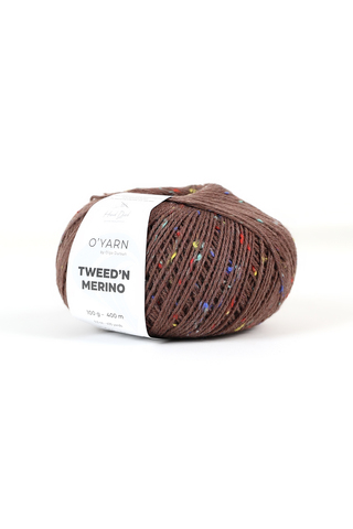 Пряжа O'YARN TWEED’N MERINO с цветными крапинками, 500г