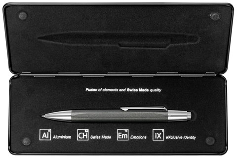 Ручка шариковая Caran d'Ache Office Alchemix Graphite & Chrome (4882.005)