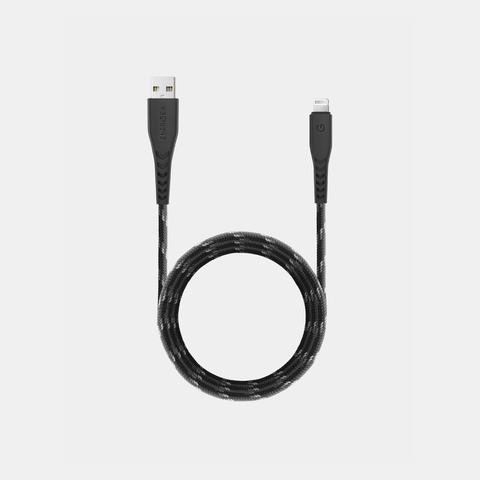 Кабель Energea NyloFlex, USB-A to Lightning 1.5M, Черный | Black