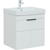 Aquanet 312425 Тумба с раковиной Ирис new 60 подвесная 2 ящ. цв. белый глянец (312425)