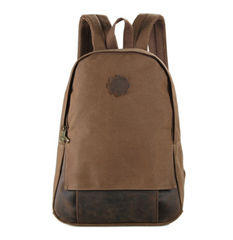 Рюкзак из кожи и ткани River 9004C