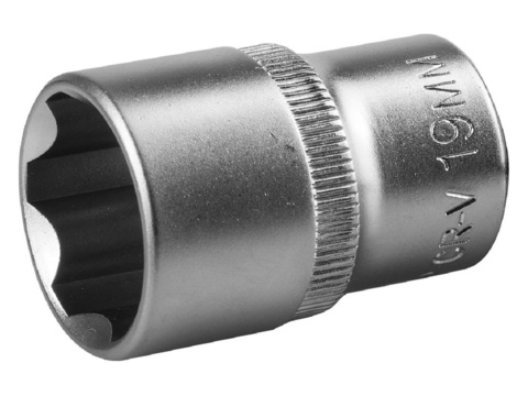 ЗУБР SUPER LOCK, 1/2?, 19 мм, Торцовая головка (27725-19)