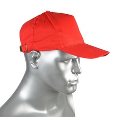 Кепка -"бейсболка" красная (пакет по 50 шт.,в упаковке 200 шт.)