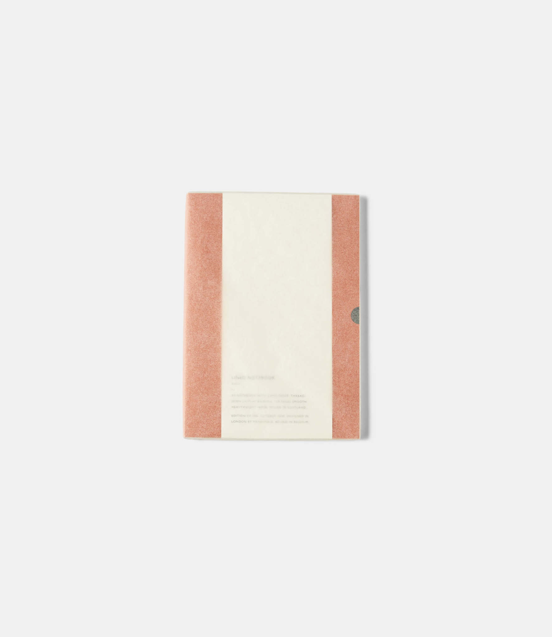 Mark+Fold Plain Notebook — линованный блокнот А5: оранжевый