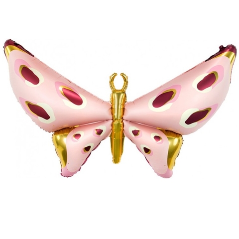 Фигура Бабочка розовая, карнавальные крылья, 3D, 114 см