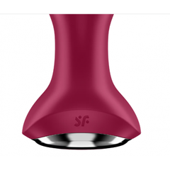 Анальный вибратор с имитацией римминга Satisfyer Rotator Plug 2+ бордовый