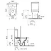 Vitra 5427B003-0096 *S50 унитаз напольн.,пристен.60см,цв.бел.