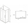Abber Schwarzer Diamant AG30130H-S85-S85 Душевой уголок, 130x85x195