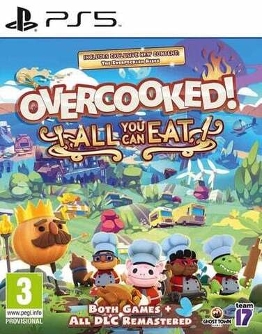 Overcooked! All You Can Eat (диск для PS5, интерфейс и субтитры на русском языке)