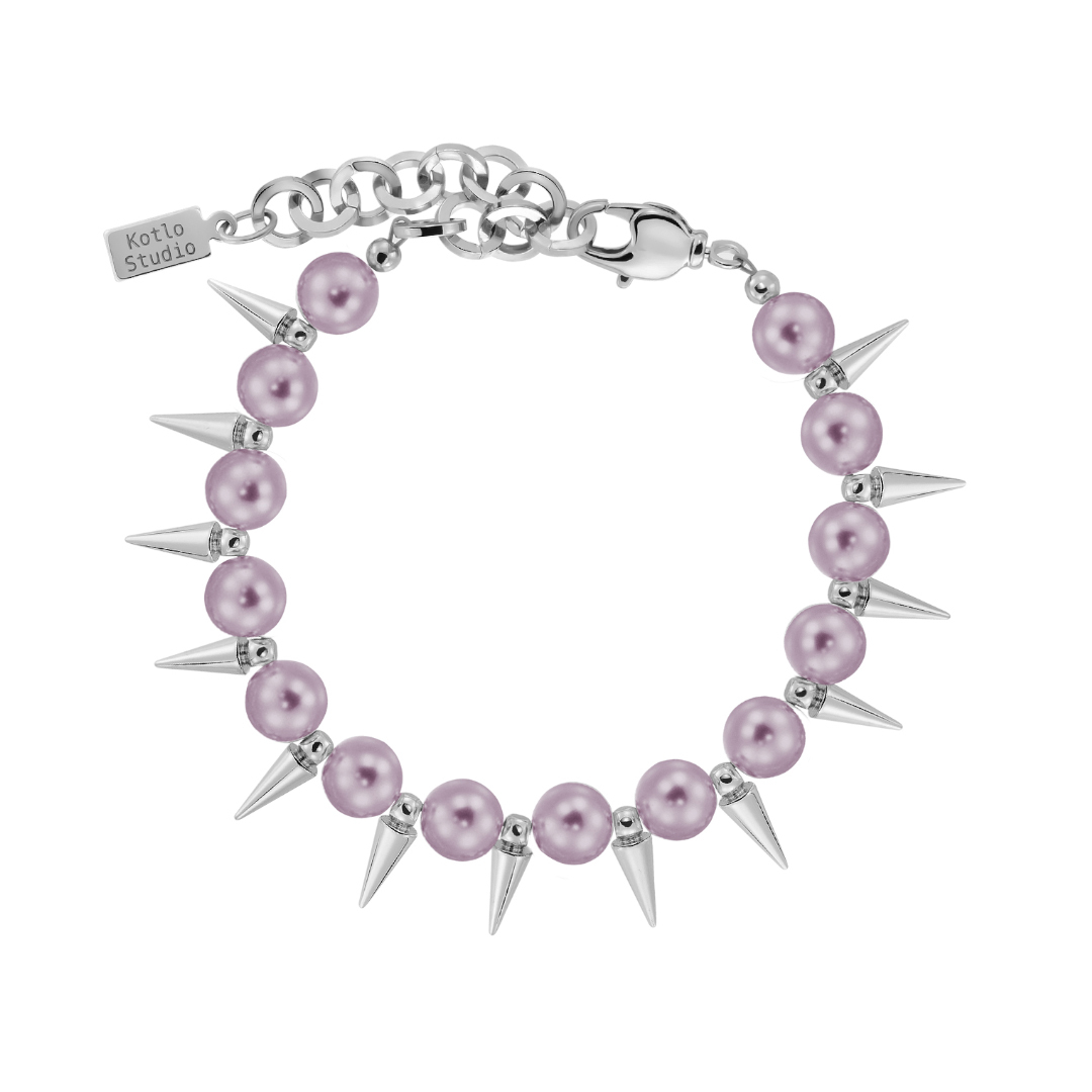 

Браслет Punks Still Alive Silver-Purple Bracelet