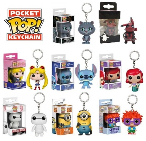 Мультгерои брелок Pocket Pop Funko