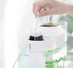 Аквариум Xiaomi Descriptive Geometry Amphibious Fish Tank (HF-JHYGQC001), белый