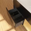 Villeroy&Boch G040HFPD G040HFPD FINION Тумба под раковину 996 x 591 x 498 mm, с подсветкой LED, 2 выдвижных ящика. крепежный комплект Black Matt Lacquer / Gold Matt Lacquer