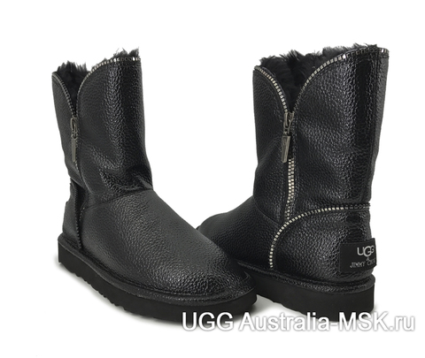 UGG & Jimmy Choo Granular Skin Black