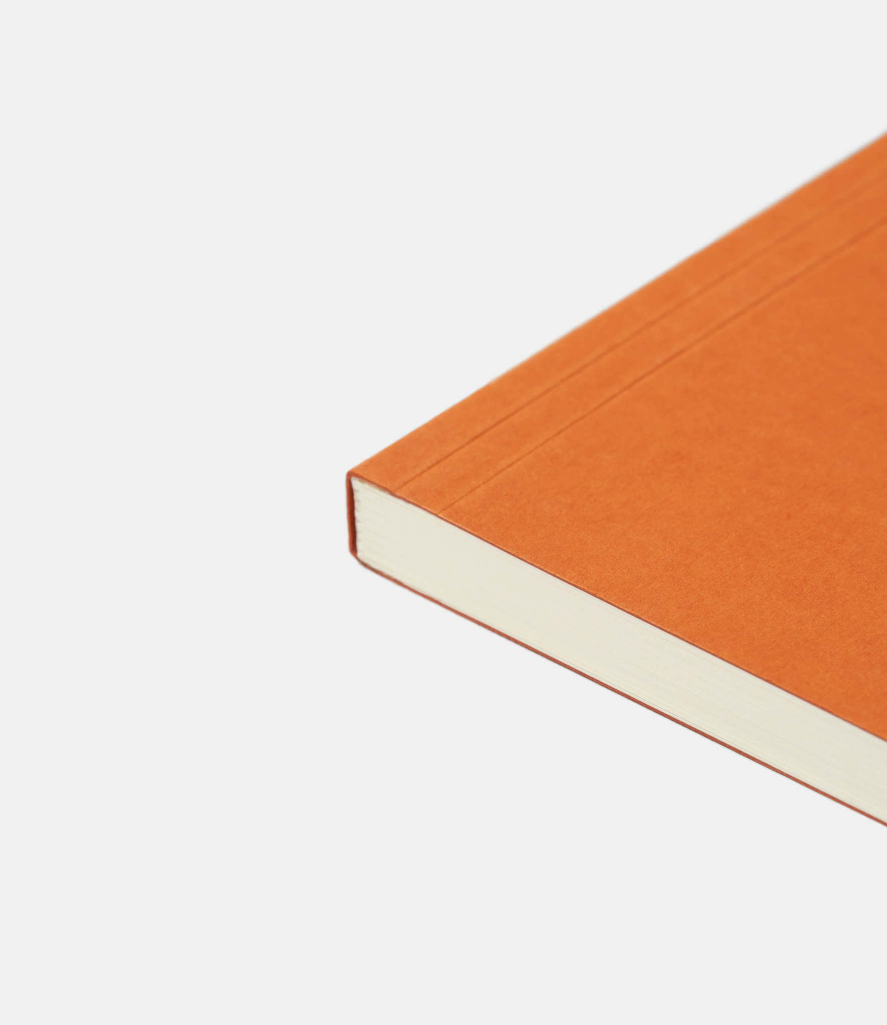 Mark+Fold Plain Notebook — линованный блокнот А5: оранжевый