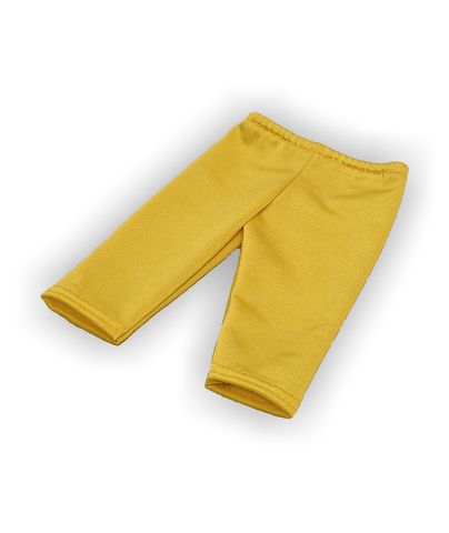 Лосины из лайкры - Желтый. Одежда для кукол, пупсов и мягких игрушек.