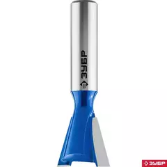 ЗУБР 19 x 20 мм, угол 7°, фреза пазовая фасонная ?Ласточкин Хвост?, Профессионал (28748-19)