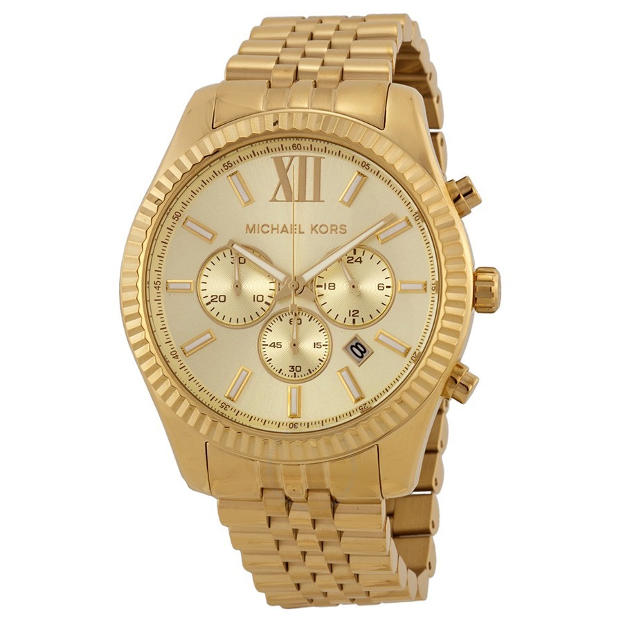 iced out mk watch