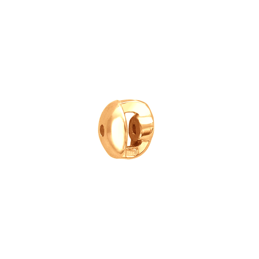 01В020078- Застежка завинчивающаяся для пусеты-гвоздиков из золота 585 пробы