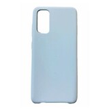 Силиконовый чехол Silicone Cover для Samsung Galaxy S20 (Голубой)