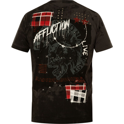 Affliction | Футболка мужская Halifax Maniacs A25329 сзади