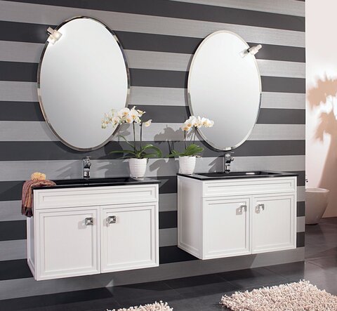 Cezares TR81/CR.BiaExCh TREND 81 Стеклянная раковина столешница TR81/CR.BiaExCh Bianco Extra Chiaro