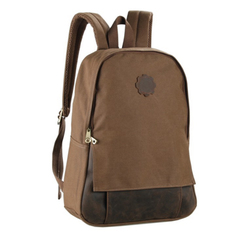 Рюкзак из кожи и ткани River 9004C