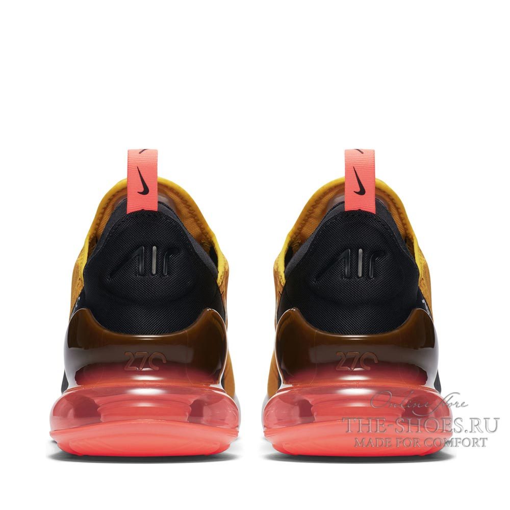 yellow and black nike air max 270