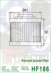 Фильтр масляный Hiflo HF186