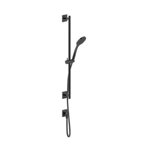 Gessi Rilievo Штанга в комплекте с душевой лейкой, шланг 1,50 м, вывод воды из стены, цвет: nero XL 59242#299