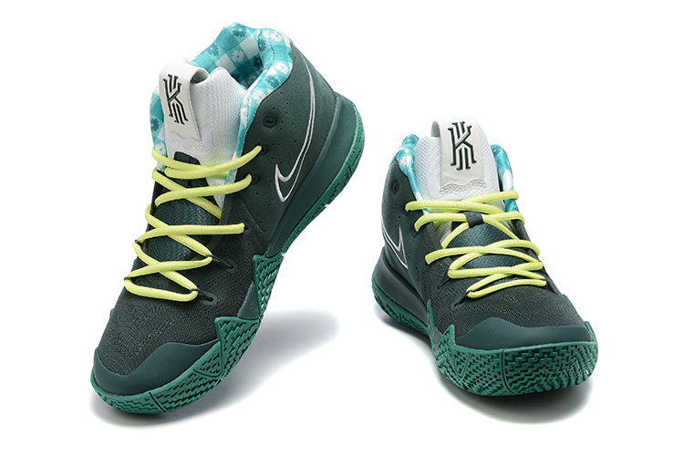 Kyrie 4 green and blue hot sale