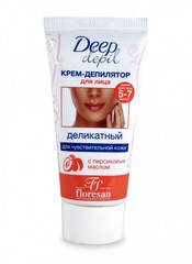 Floresan DEEP DEPIL Крем-депилятор деликатный для лица 50мл